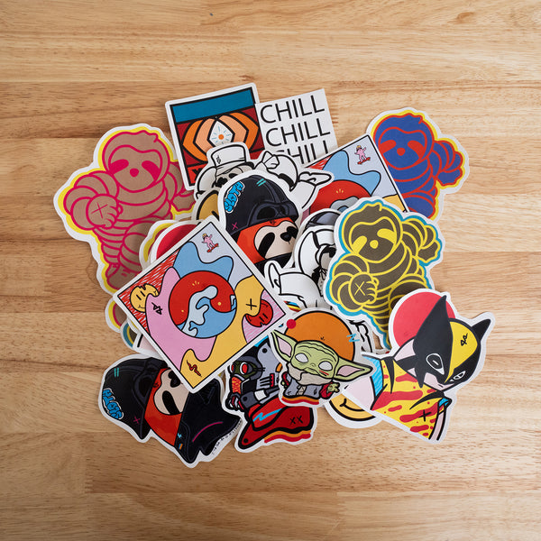 SLOTH STICKER PACK 03